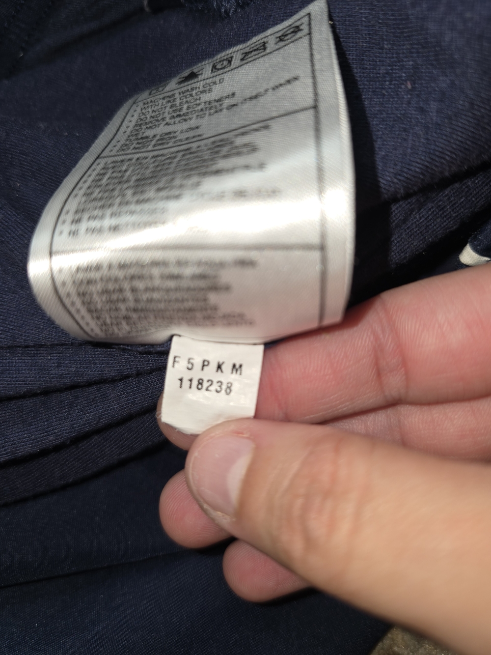 Y2K Nike Men’s Navy Baggy Windbreaker Track Pants with White Piping Size Medium - Picture 5 of 8